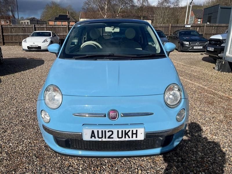 Used Fiat 500 Lounge 69 HP (50 kW) 2012 Blue Hatchback