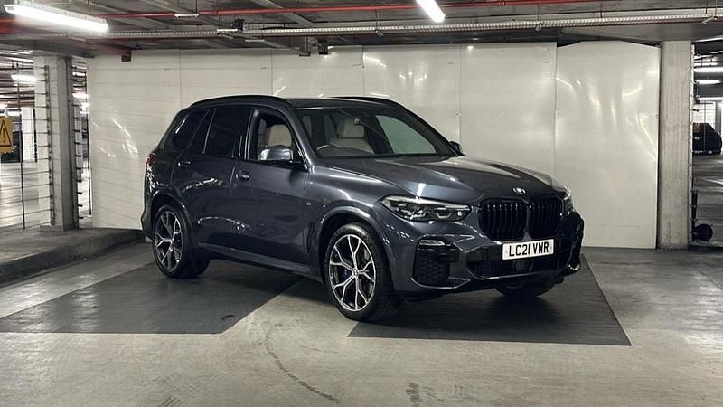 Grey Used 2021 BMW X5 M Sport SUV | £44,482 (Fair price) - Image 1/4