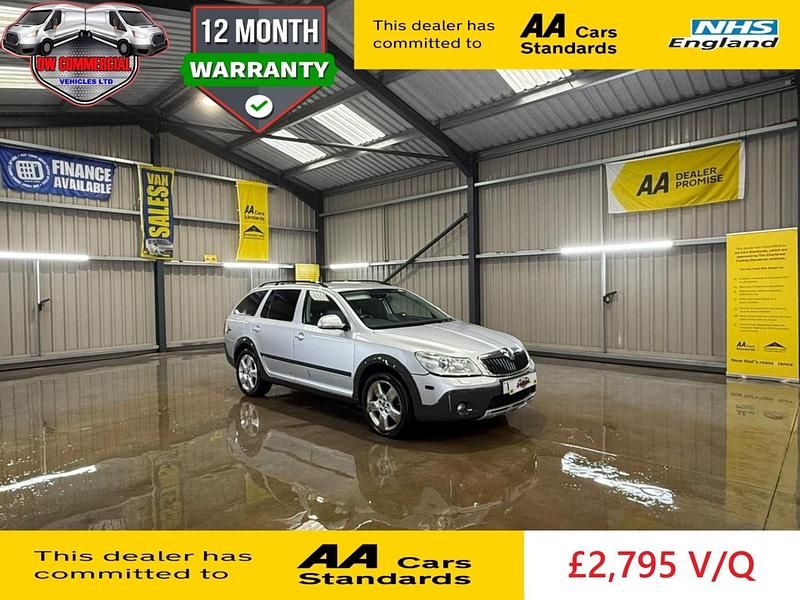 Silver Used 2012 Skoda Octavia Scout 4x4 Estate | £2,795 (Super price) - Image 1/4