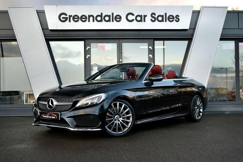 Used Mercedes C250 AMG line 2016 Black Cabriolet