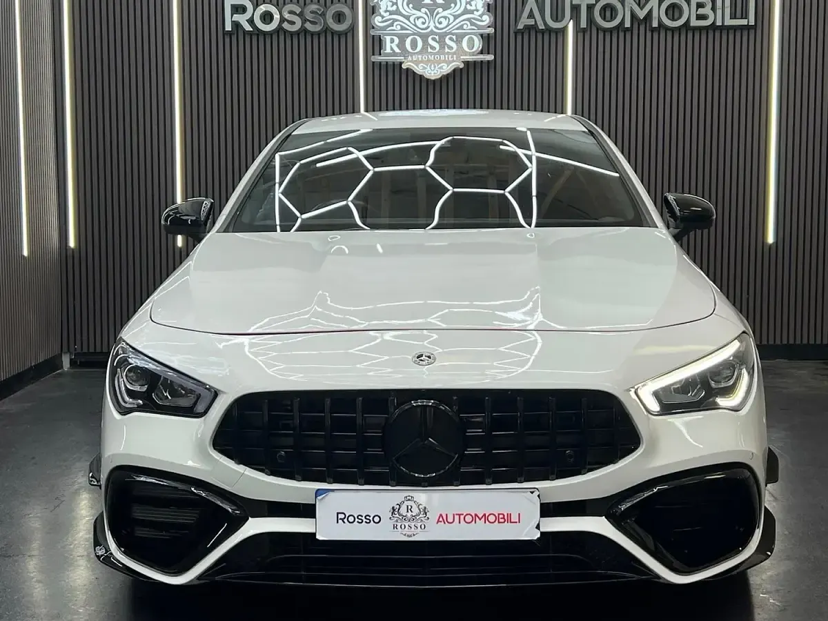 Used Mercedes CLA200 AMG line 2019 White Coupe