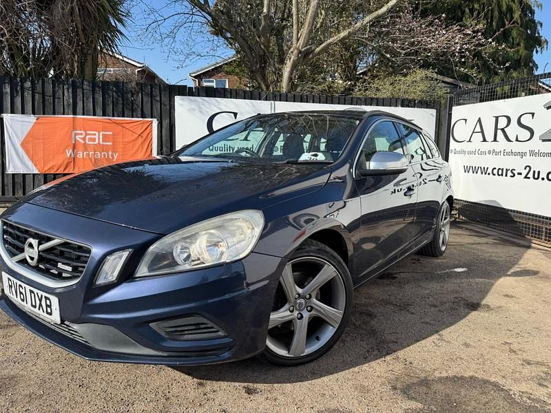 Used Volvo V60 R-Design 115 HP (84 kW) 2012 Blue Estate