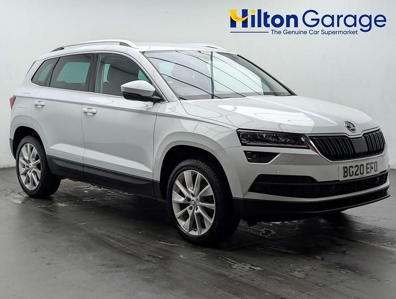 Used Skoda Karoq SE L 150 HP (110 kW) 2020 White SUV
