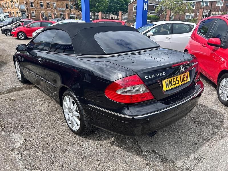 Used Mercedes CLK200 Avantgarde 2005 Black Cabriolet