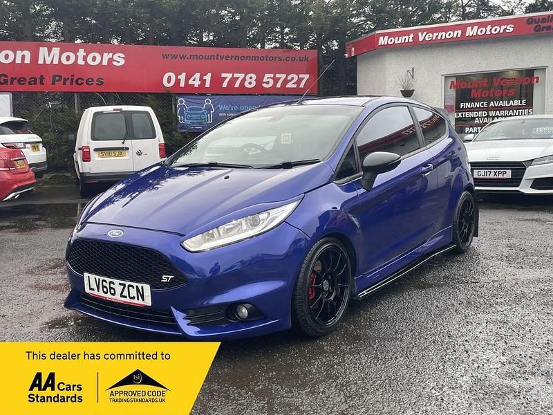 Used Ford Fiesta ST 182 HP (133 kW) 2017 Blue Hatchback