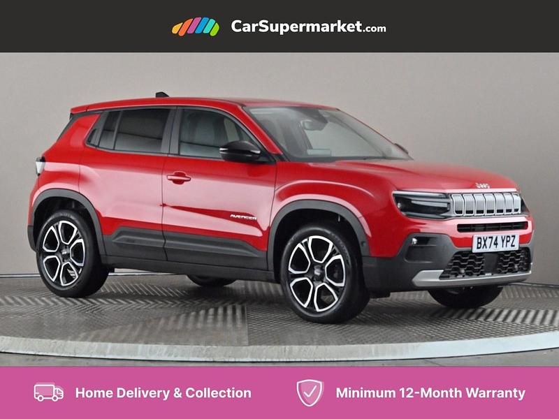 Red Used 2024 Jeep Avenger Summit SUV | £21,197 (Good price) - Image 1/4
