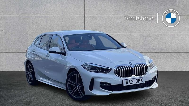 Used BMW 118 M Sport 134 HP (98 kW) 2021 White Hatchback