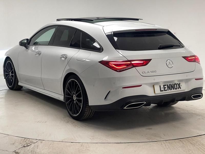 Used Mercedes CLA180 Shooting Brake AMG line 2023 White Estate