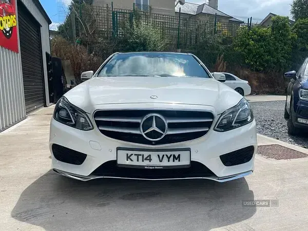 Used Mercedes E350 AMG 2014 White Sedan
