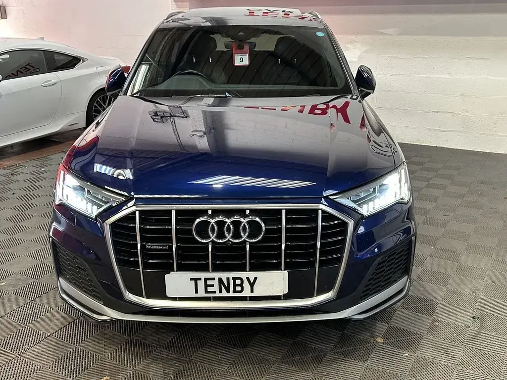 Used Audi Q7 S-Line 286 HP (210 kW) 2020 Blue SUV