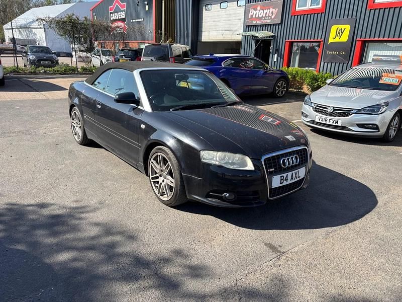 Begagnad Audi A4 Cabriolet S-Line 2008 Svart Cab