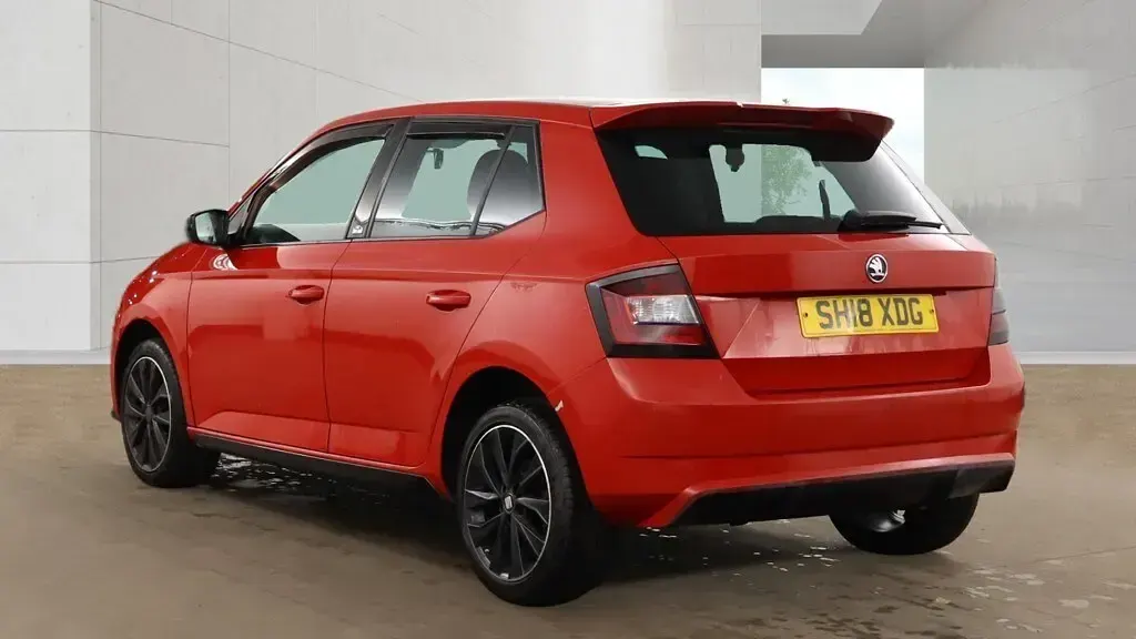 Used Skoda Fabia Monte Carlo 95 HP (69 kW) 2018 Red Hatchback