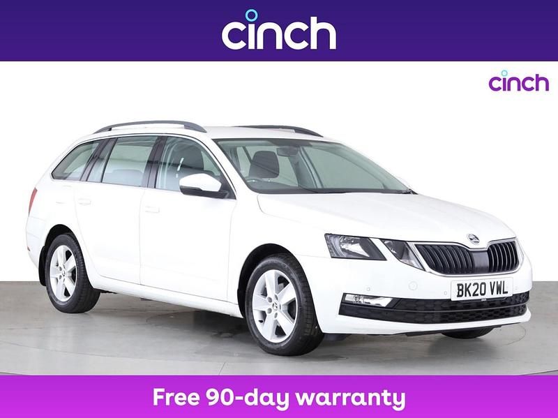 White Used 2020 Skoda Octavia SE Technology Estate | £14,299 (Fair price) - Image 1/3