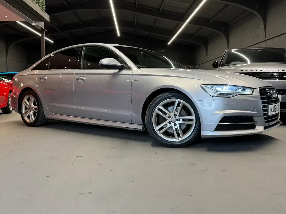 Used Audi A6 S-Line 190 HP (139 kW) 2016 Silver Sedan