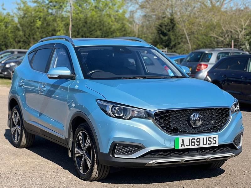 Usado MG ZS Exclusive 105 kW (143 HP) 2020 Azul SUV