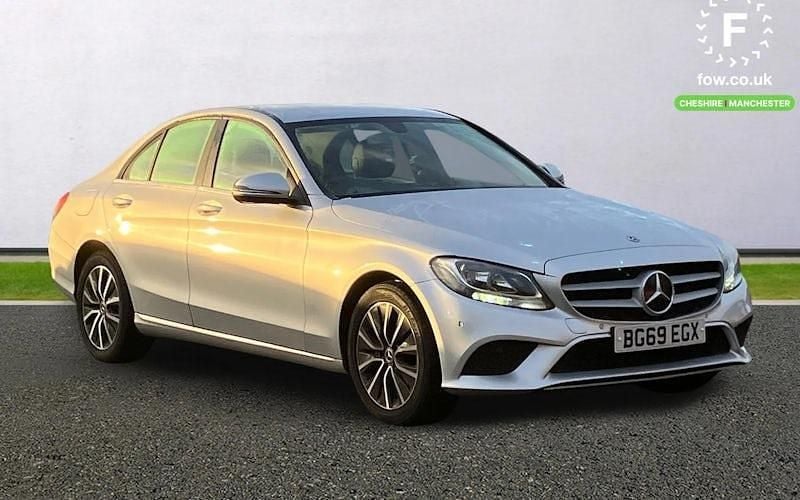Silver Used 2019 Mercedes C180 SE Sedan | £13,599 (Fair price) - Image 1/3