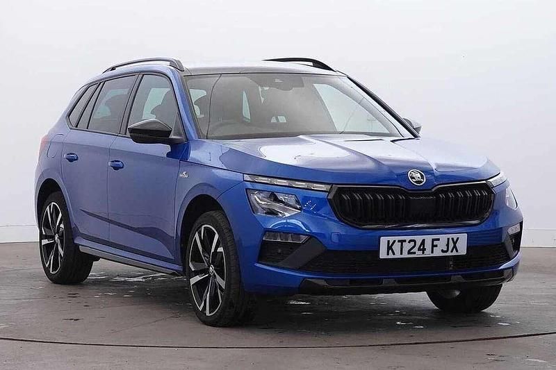 Race blue metallic Used 2024 Skoda Kamiq Monte Carlo SUV | £22,980 (Fair price) - Image 1/4