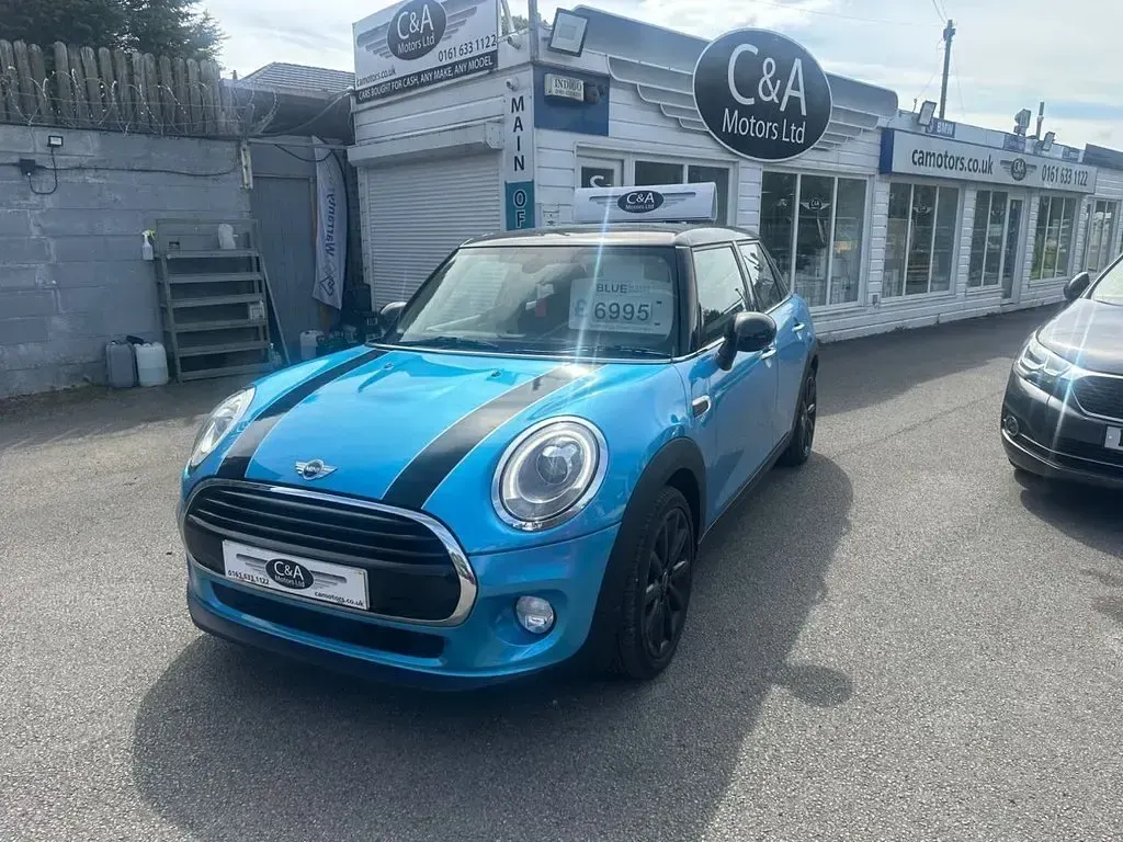 Used Mini Cooper D Hatch 116 HP (85 kW) 2016 Blue Hatchback