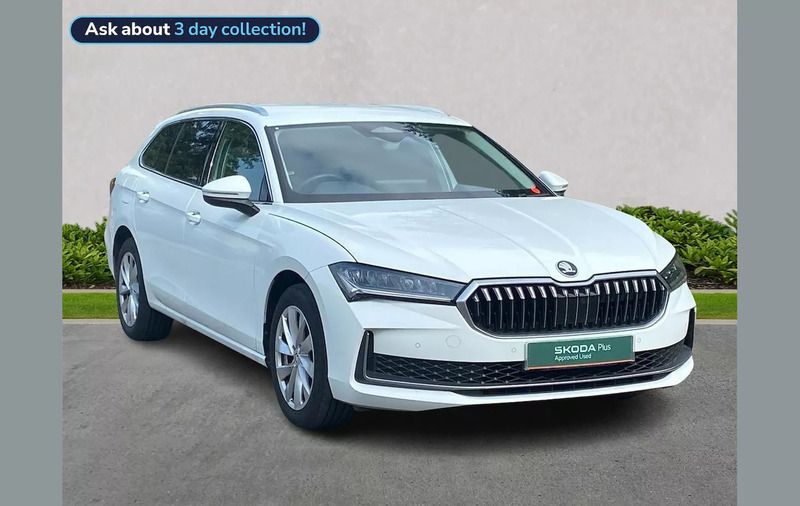 White Used 2024 Skoda Superb SE Technology Estate | £28,695 (A bit pricey) - Image 1/4