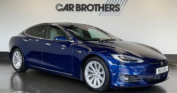 Blue Used 2020 Tesla Model S Long Range AWD Sedan | £26,995 (Fair price) - Image 1/4