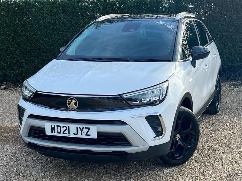 Used Vauxhall Crossland SRi 110 HP (80 kW) 2021 White SUV