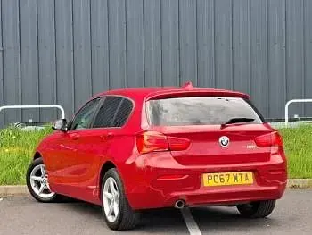 Used BMW 118 Performance 136 HP (100 kW) 2017 Red Hatchback