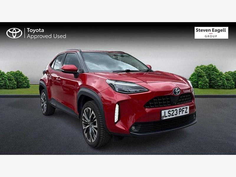 Red Used 2023 Toyota Yaris Hybrid Hatchback | £20,551 - Image 1/3