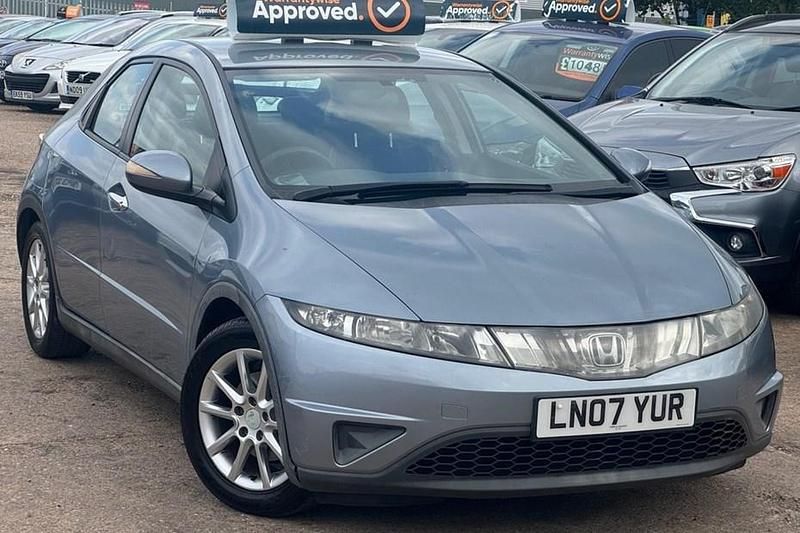 Blue Used 2007 Honda Civic SE Hatchback | £3,275 (Good price) - Image 1/1