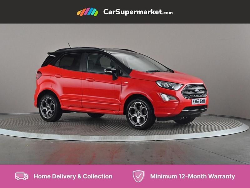 Red Used 2019 Ford Ecosport ST-Line SUV | £9,797 (Fair price) - Image 1/4