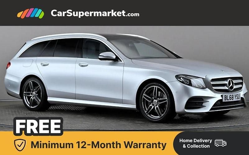 Used Mercedes E200 AMG Line Premium 184 HP (135 kW) 2018 Silver Estate