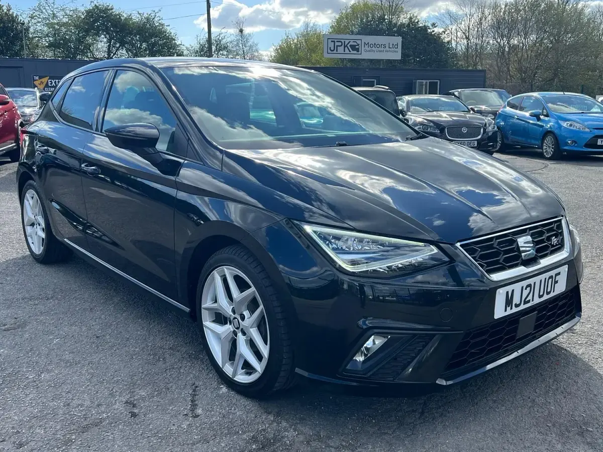 Used Seat Ibiza FR 95 HP (69 kW) 2021 Black Hatchback