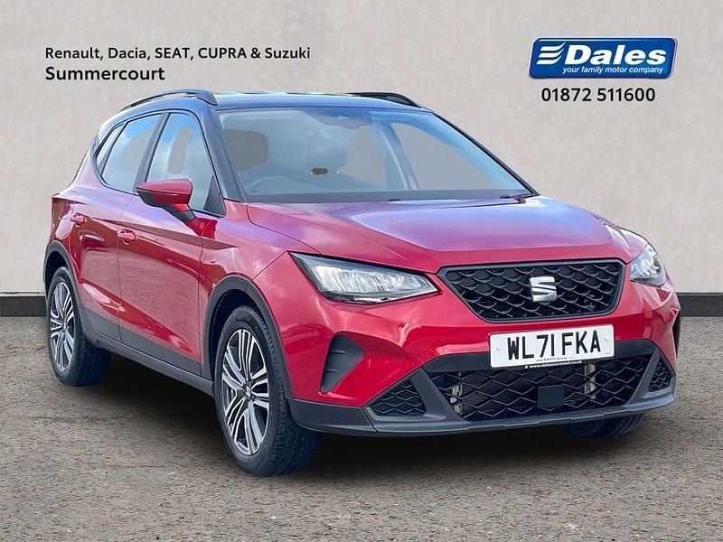 Used Seat Arona SE Technology 2022 Desire red with black roof SUV