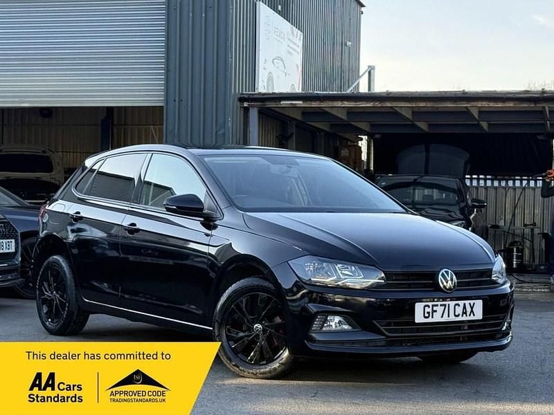 Used VW Polo Match 95 HP (69 kW) 2021 Black Hatchback