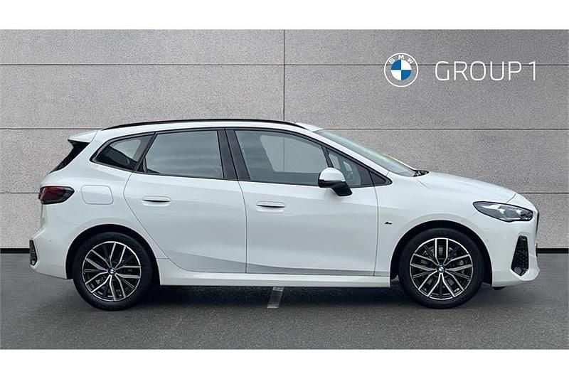Used BMW 223 Active Tourer M Sport 204 HP (150 kW) 2023 Alpine white MPV