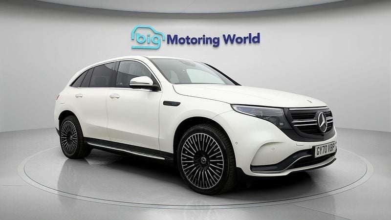 White Used 2020 Mercedes EQC400 AMG line SUV | £23,100 (Fair price) - Image 1/4