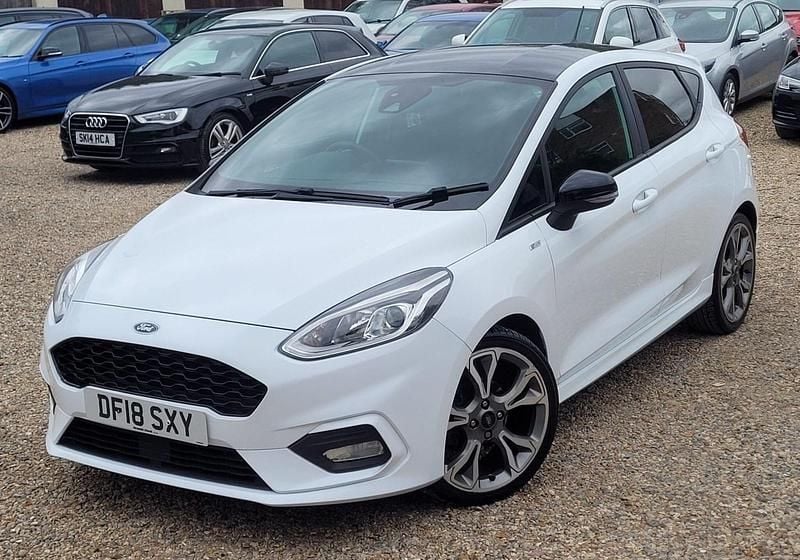 Used Ford Fiesta ST-Line 2018 White Hatchback