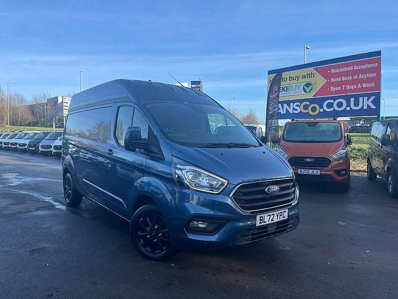 Used Ford Transit Custom Limited 130 HP (95 kW) 2022 Blue Van