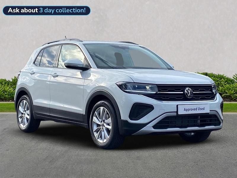 White New 2025 VW T-Cross Match SUV | £21,998 (A bit pricey) - Image 1/4