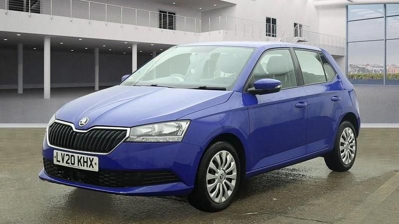 Used Skoda Fabia 75 HP (55 kW) 2020 Blue Hatchback