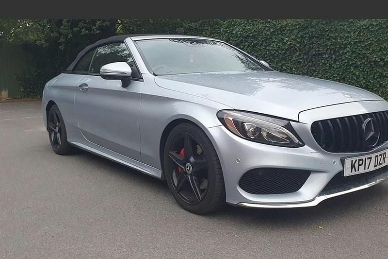Silver Used 2017 Mercedes C220 AMG line Cabriolet | £12,990 (Super price) - Image 1/1