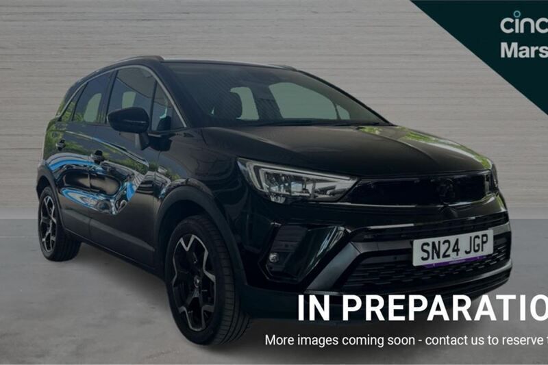 Black Used 2024 Vauxhall Crossland Ultimate SUV | £17,927 (Fair price) - Image 1/4