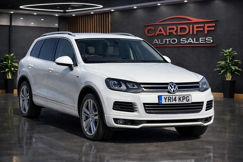Used VW Touareg R-line 2014 White SUV