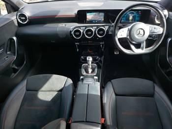 Used Mercedes A180 AMG line 136 HP (100 kW) 2019 Black Hatchback