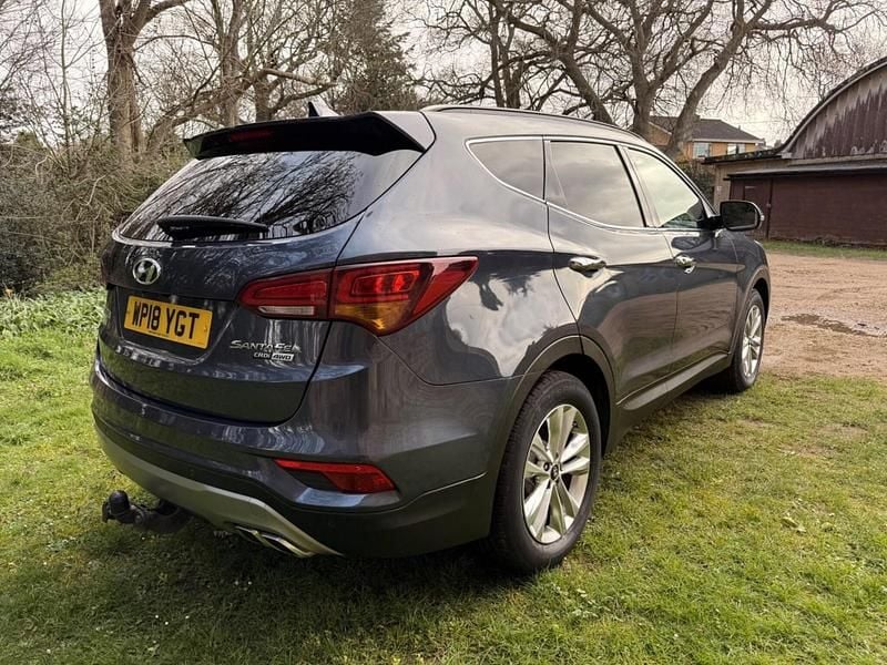 Used Hyundai Santa Fe Premium 200 HP (147 kW) 2018 Blue SUV