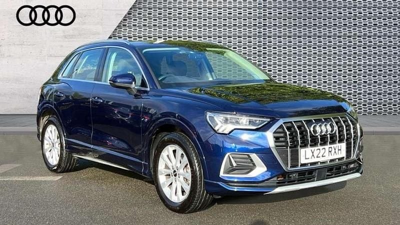 Blue Used 2022 Audi Q3 Sport SUV | £25,576 (Fair price) - Image 1/4