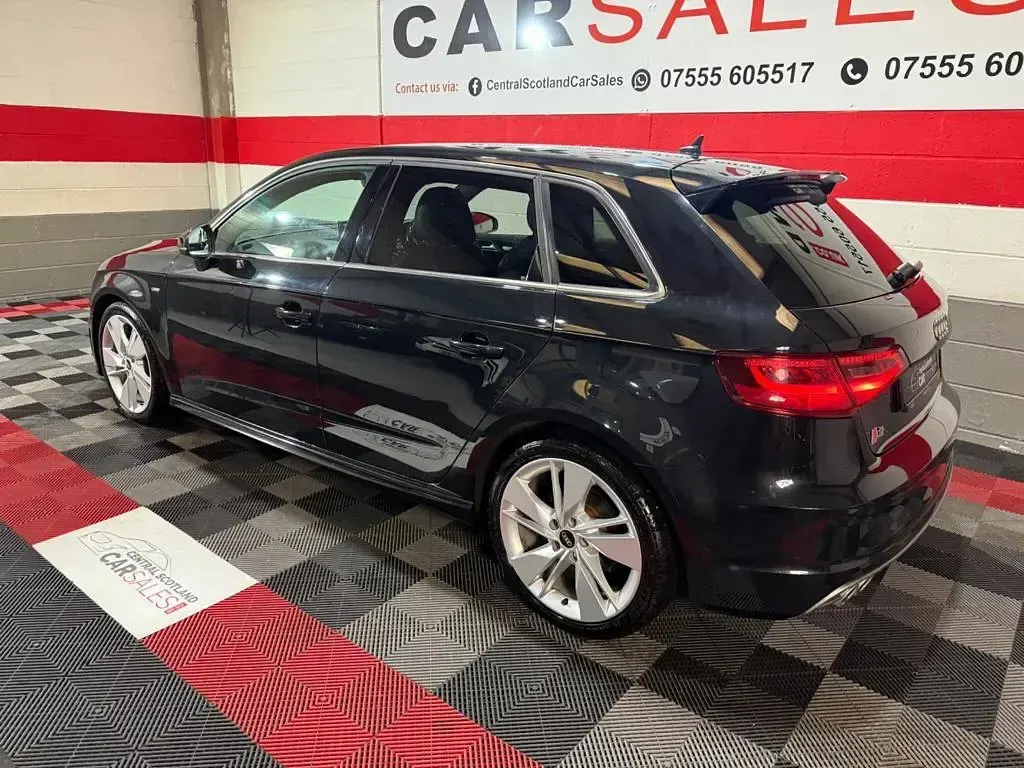 Used Audi A3 Sportback S-Line 150 HP (110 kW) 2014 Black Hatchback