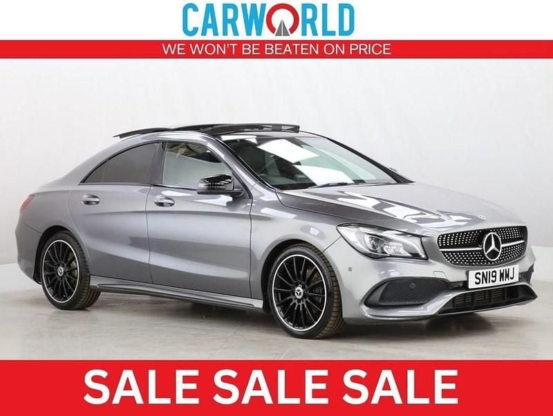 Grey Used 2019 Mercedes CLA200 AMG line Coupe | £15,990 (Fair price) - Image 1/3