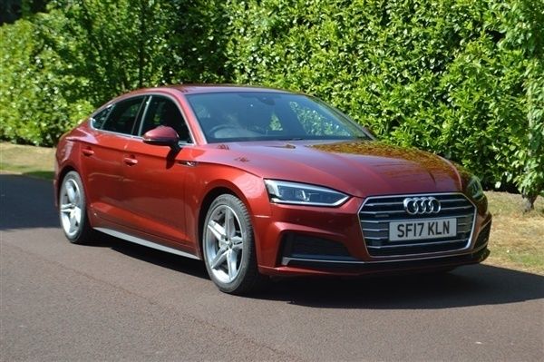 Matador red metallic Used 2017 Audi A5 Sportback S-Line Hatchback | £17,499 (A bit pricey) - Image 1/1