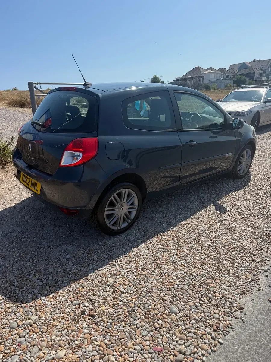Used Renault Clio Dynamique 75 HP (55 kW) 2012 Blue Hatchback