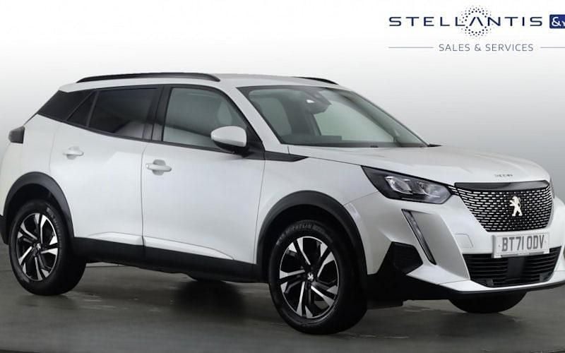 White Used 2021 Peugeot 2008 Allure SUV | £12,685 (Fair price) - Image 1/4